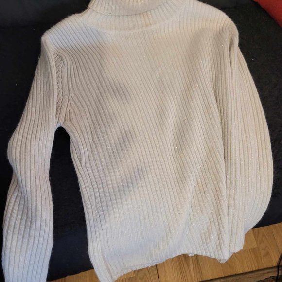 polo rouleau col roulé pull tricoté hauts pull - Picture 1 of 5